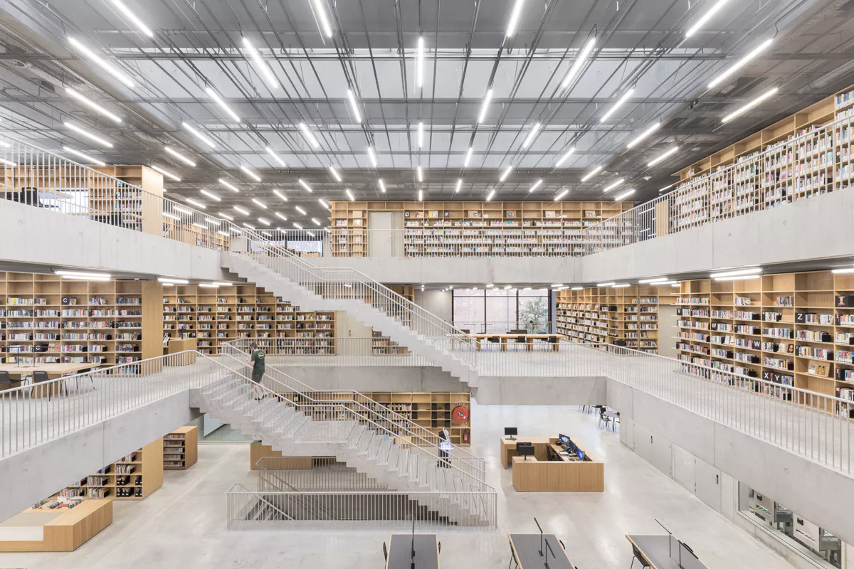 Adaptive reuse projects 2018: Utopia Library in Belgium