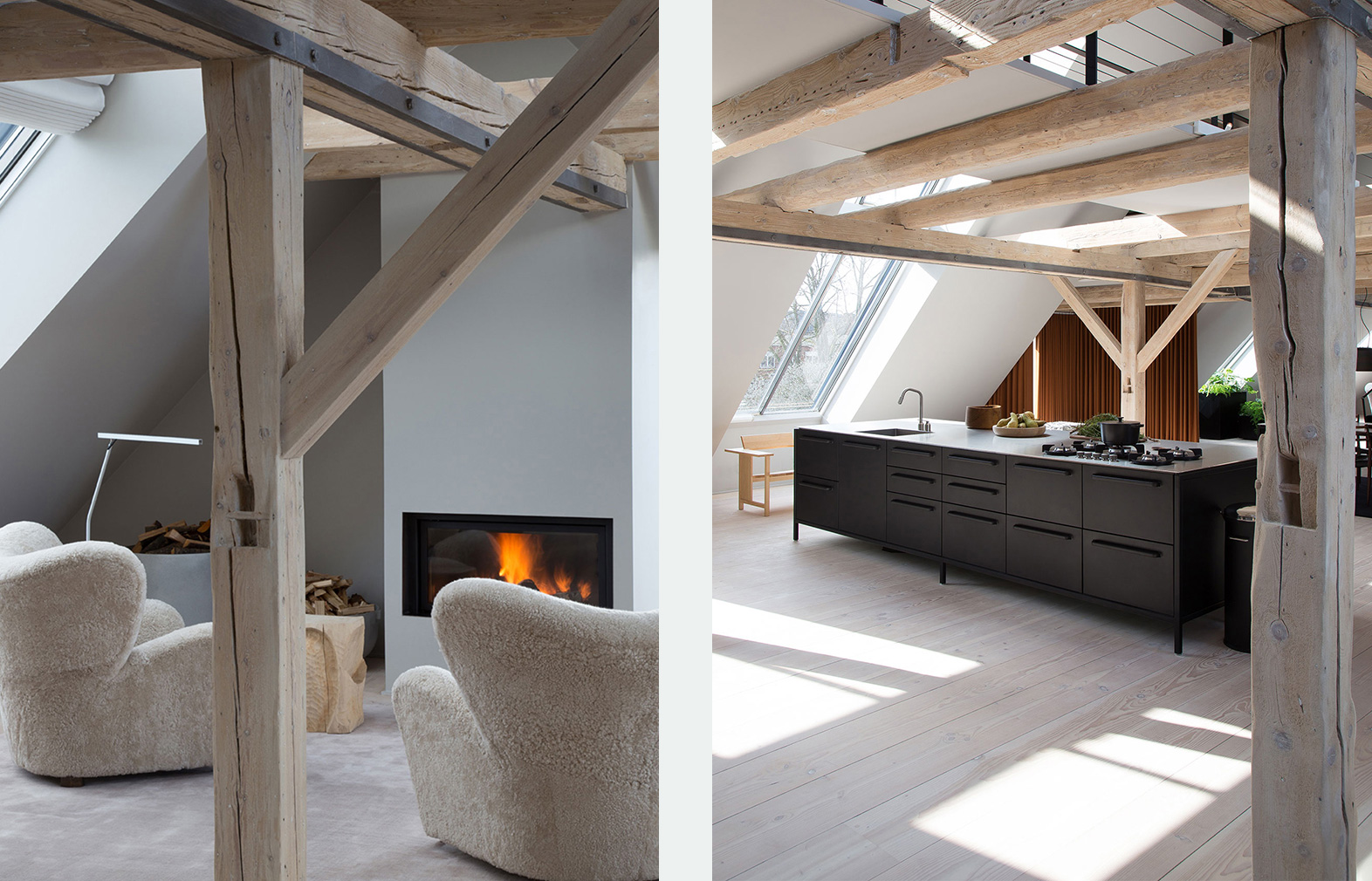 Cosy up in this minimalist Copenhagen loft by David Thulstrup
