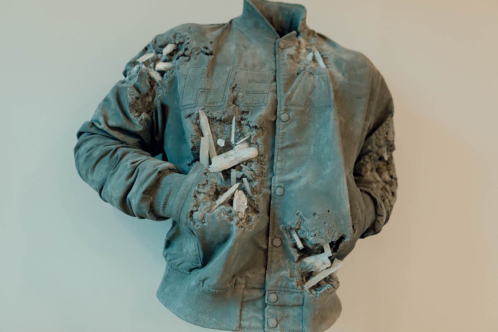 Daniel Arsham, 'Miami Heat Jacket'. Courtesy of the artist and Moco Museum (c)