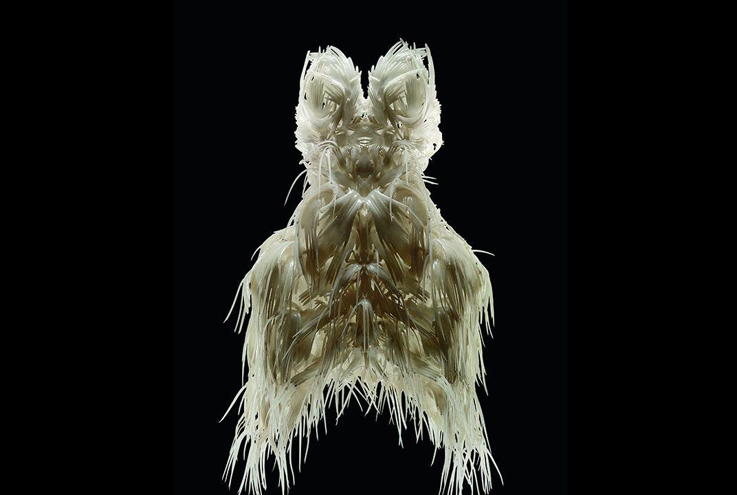 Iris van Herpen sculptural gown