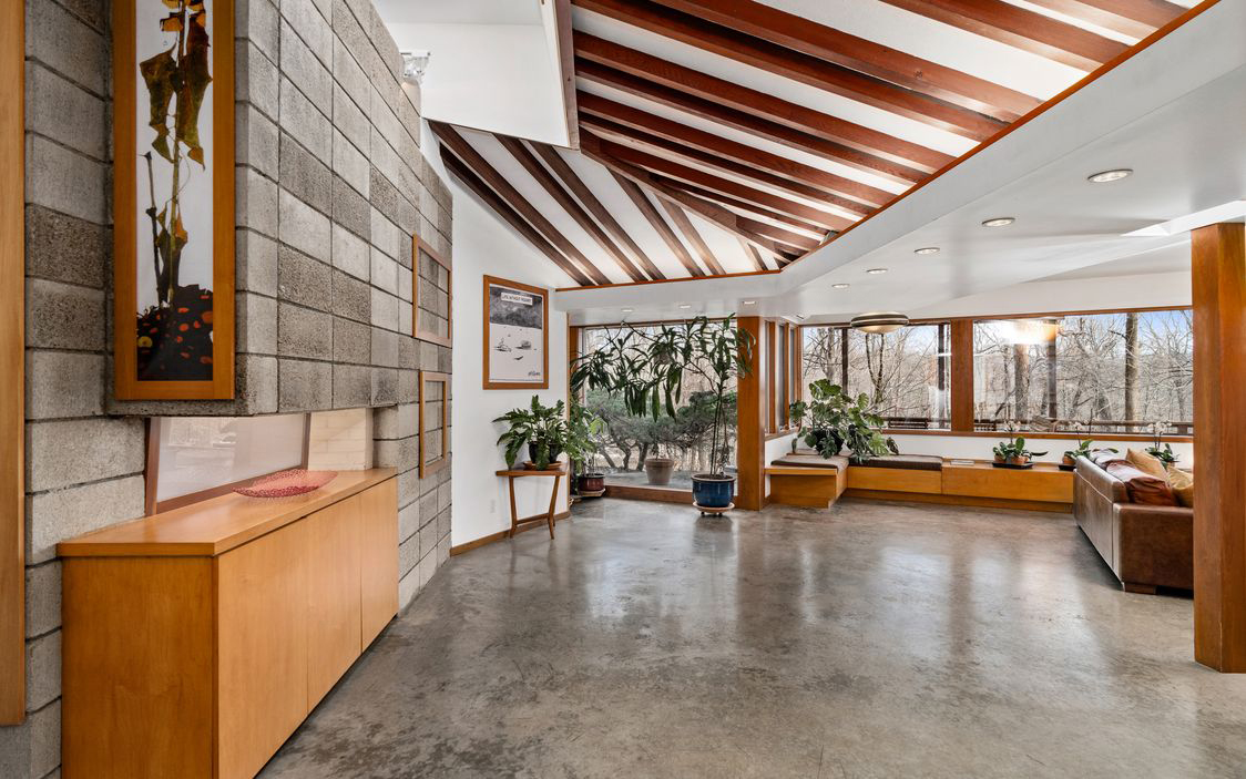 Usonian classic by Frank Lloyd Wright acolyte hits the market in New York for $1.3m