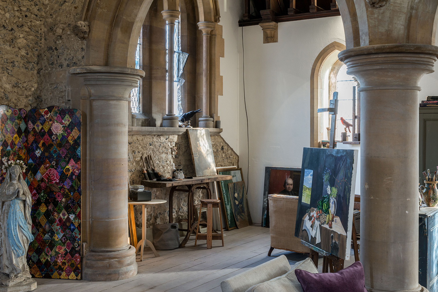 Go inside a dramatic Gothic church conversion in the UK’s Kent countryside