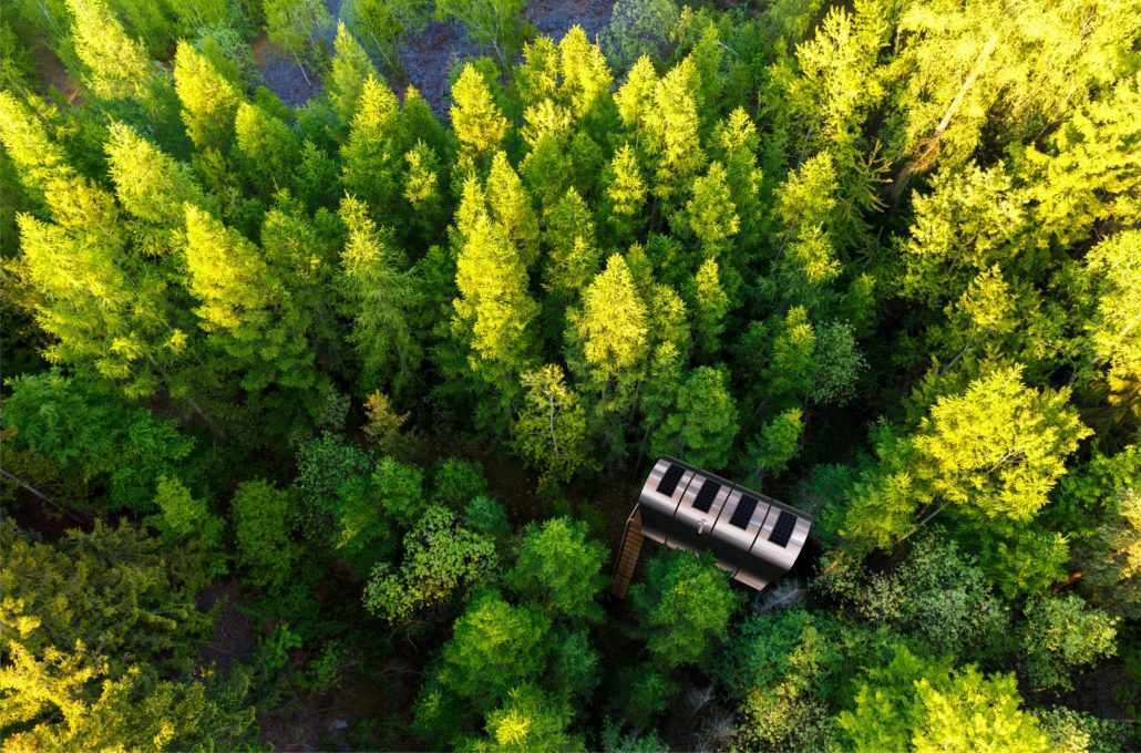 Fuselage cabin by Tree Tents International