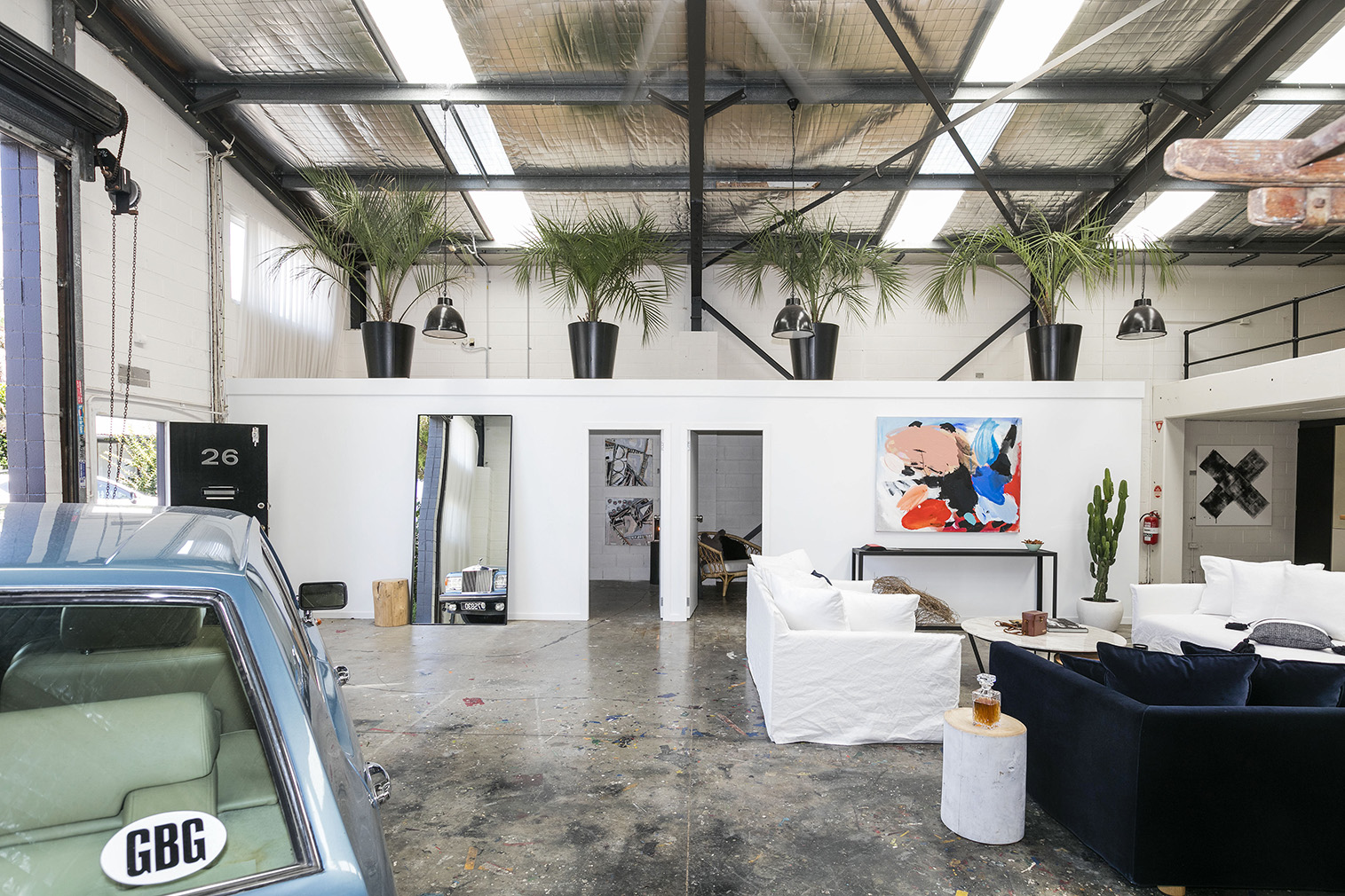 A raw live/work warehouse is headed for auction in Sydney