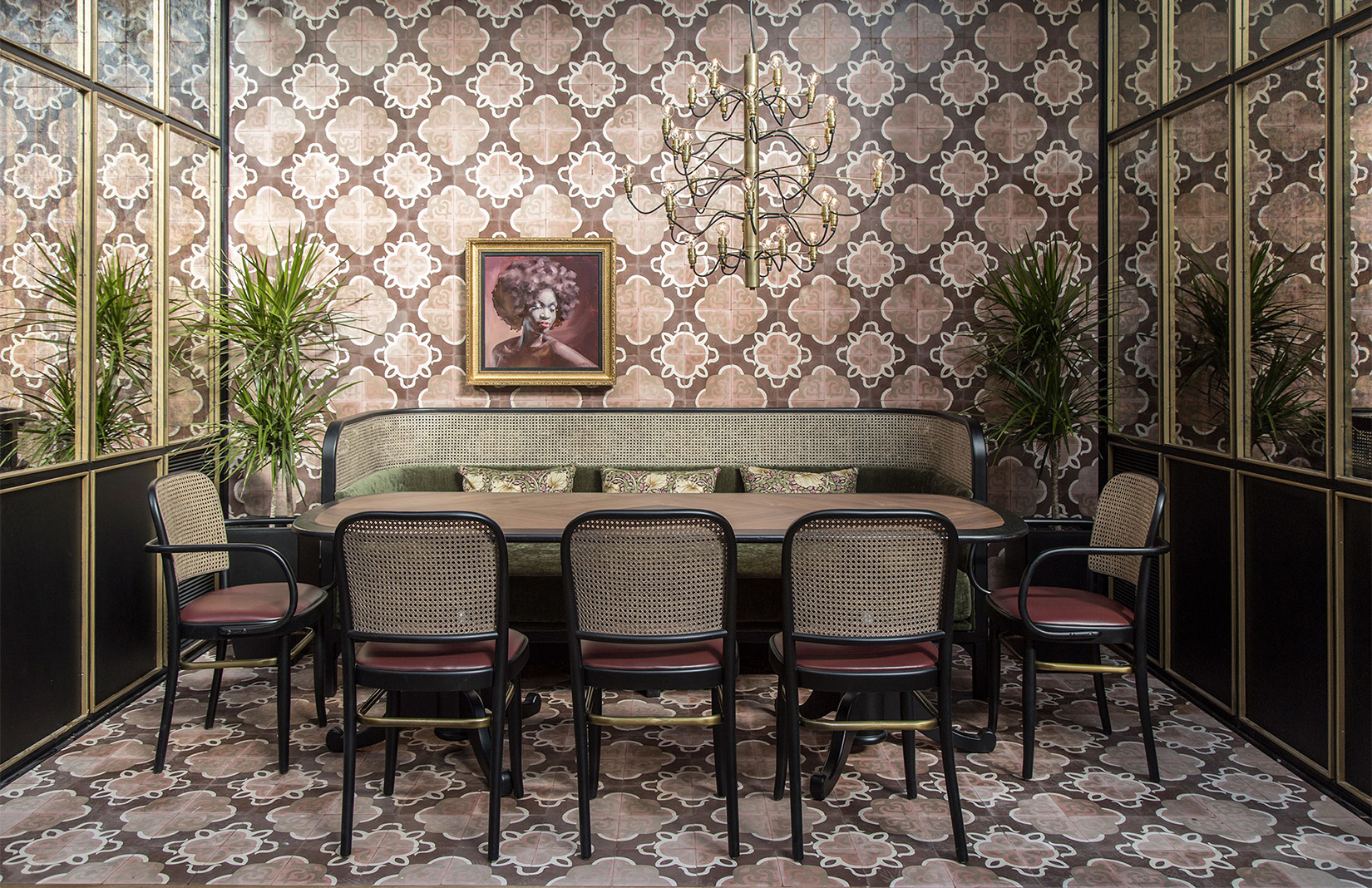 Minos Kosmidis designed the interiors for new Athens bar and restaurant Papillon which channels a 19th-century Parisian vibe.