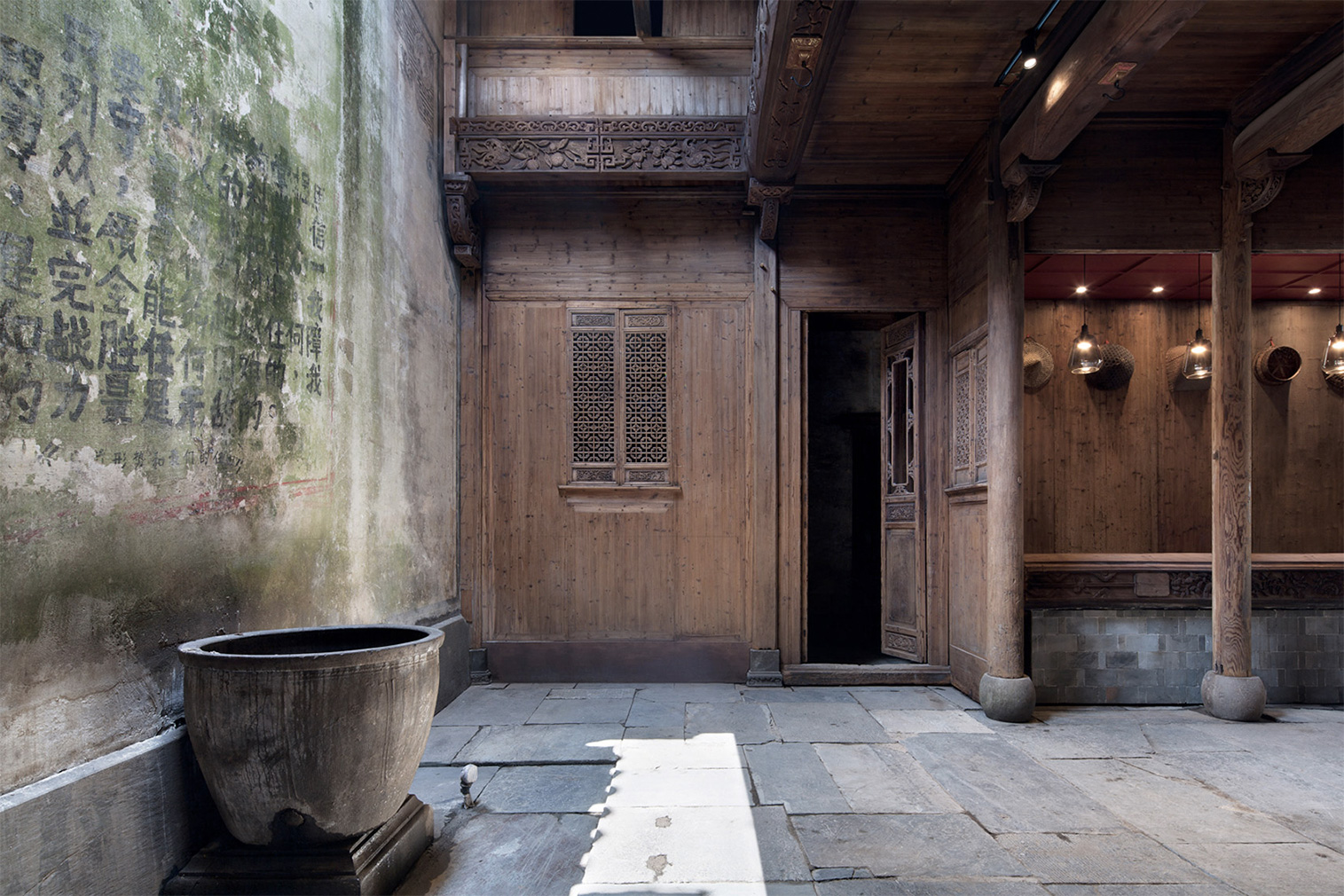 A 300-year-old ruin is restored as a hotel in rural China