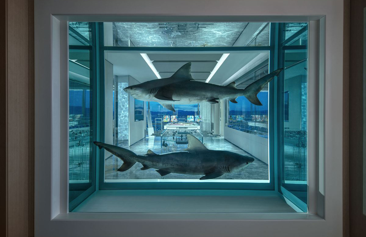 Damien Hirst's Vegas hotel room is an inhabitable art experience – for $100k per night