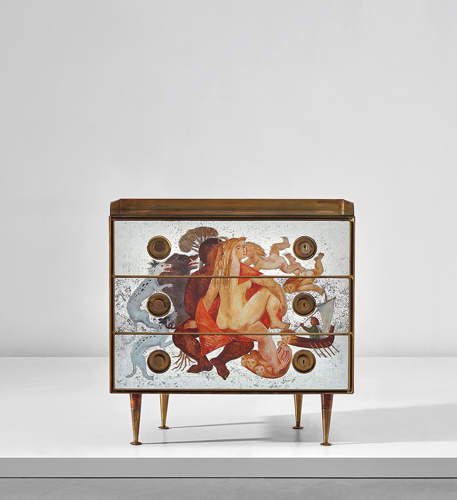 Lot 306: Chest of drawers by Gio Ponto and Edina Altara circa 1951. Estimate: £45,000 - 65,000. Courtesy of Phillips