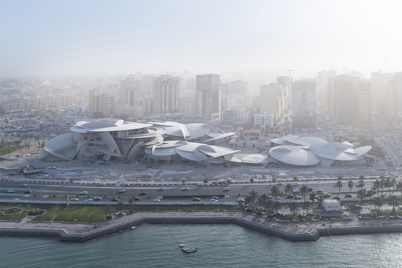 National Museum of Qatar - aerial view