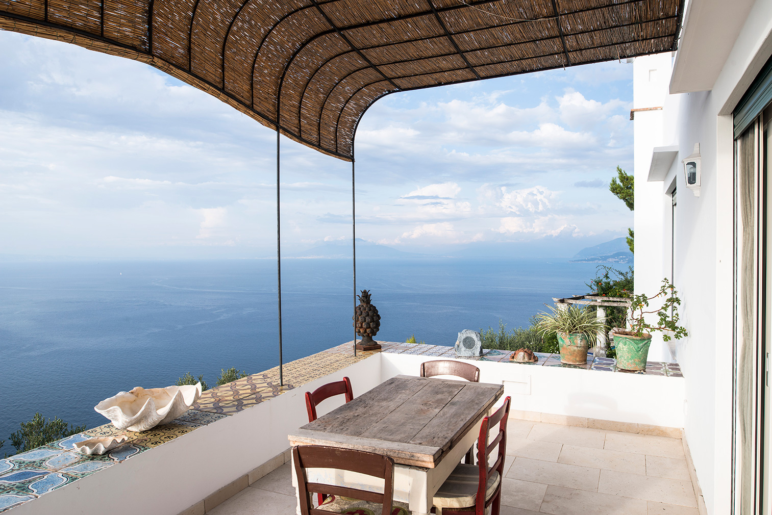 A clifftop villa with sea views hits the market on the island of Capri