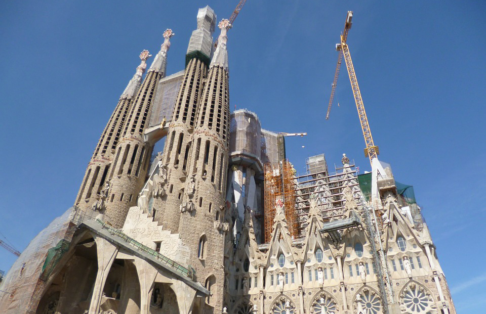 Construction work at La Sagrada Familia is scheduled for completion in 2026 – the 100th anniversary of Gaudi's death