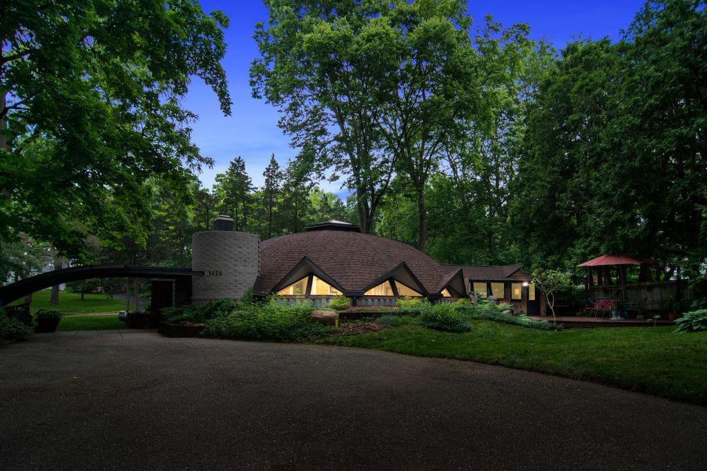 Sci-fi midcentury dome home hits the market in Wisconsin