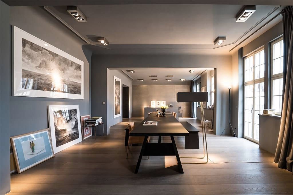 Berlin property for sale: moody monochrome Charlottenburg apartment for sale via Berlin Sotheby's International Realty
