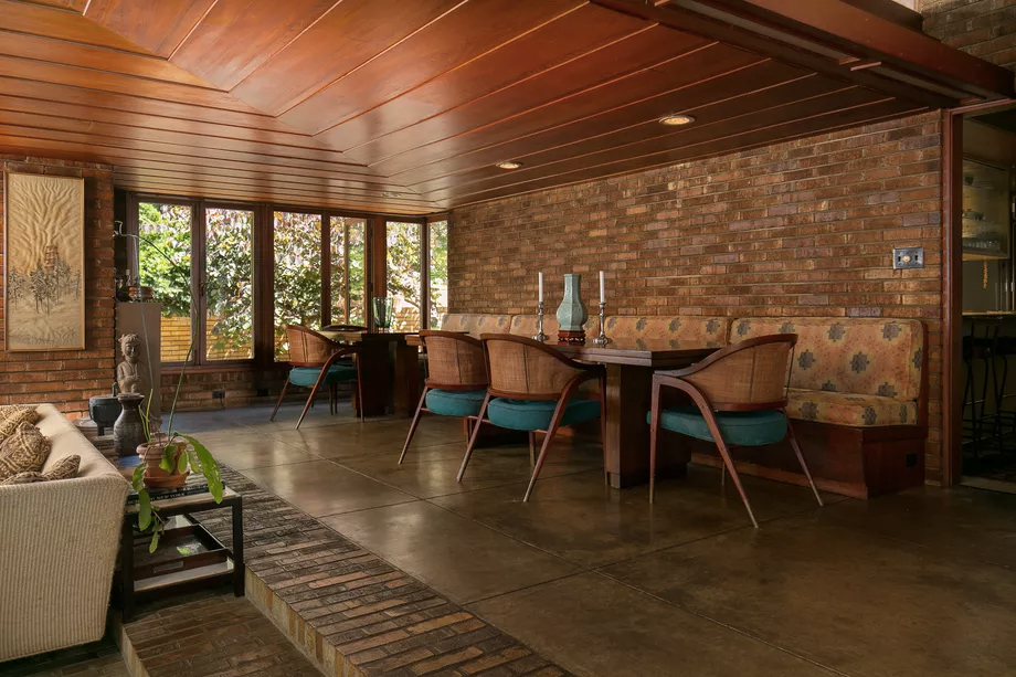 A Frank Lloyd Wright Usonian home is headed to auction – with no reserve