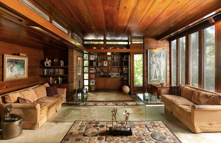 A Frank Lloyd Wright Usonian Home Is Headed To Auction