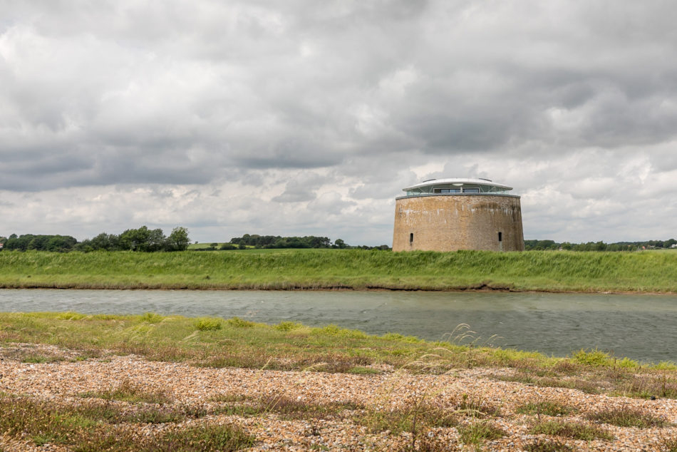 An award-winning converted Martello tower is for sale on the Suffolk coast