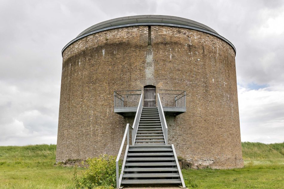 An award-winning converted Martello tower is for sale on the Suffolk coast