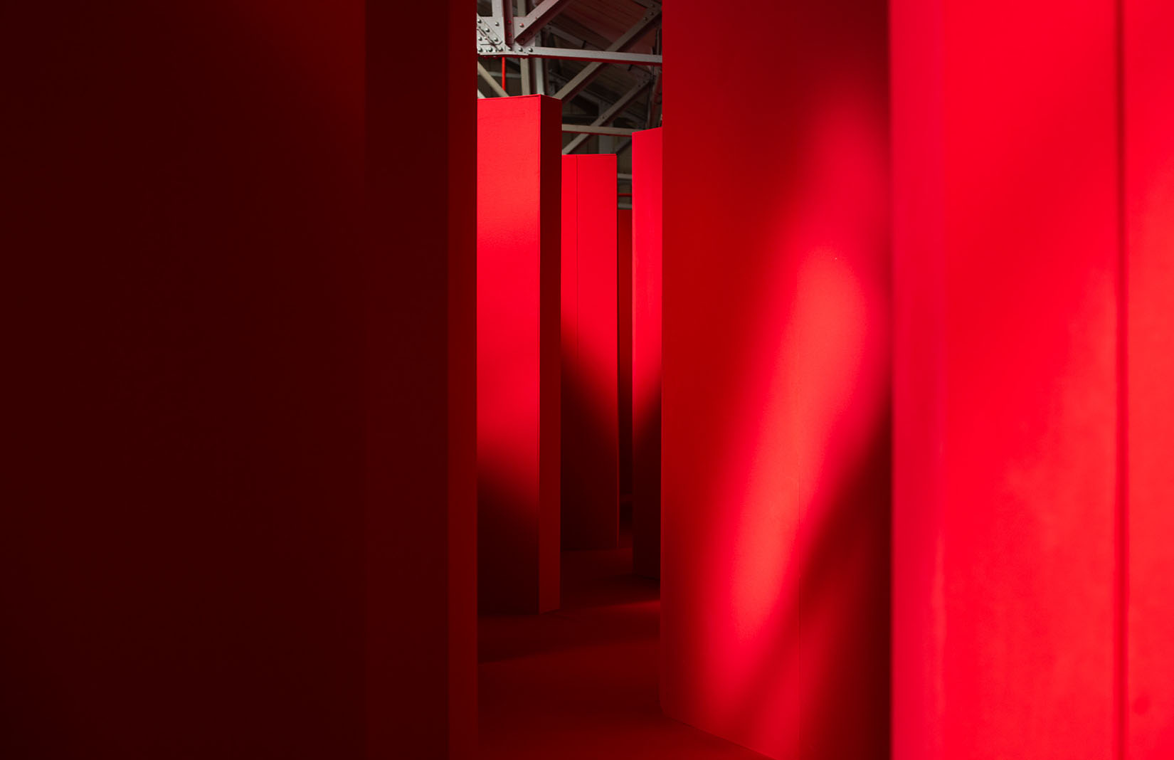 The Postbox Maze is a ticketed event that is open to the public until 13 September during London Fashion Week