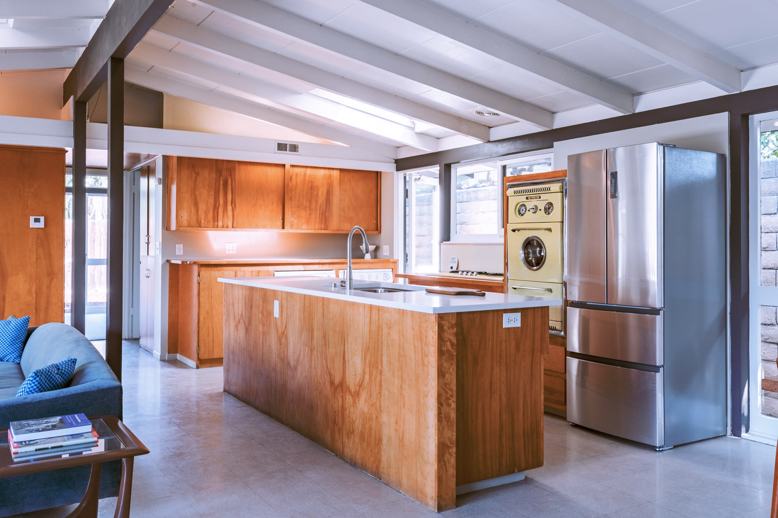 A restored Cliff May home lists in Long Beach for $849k