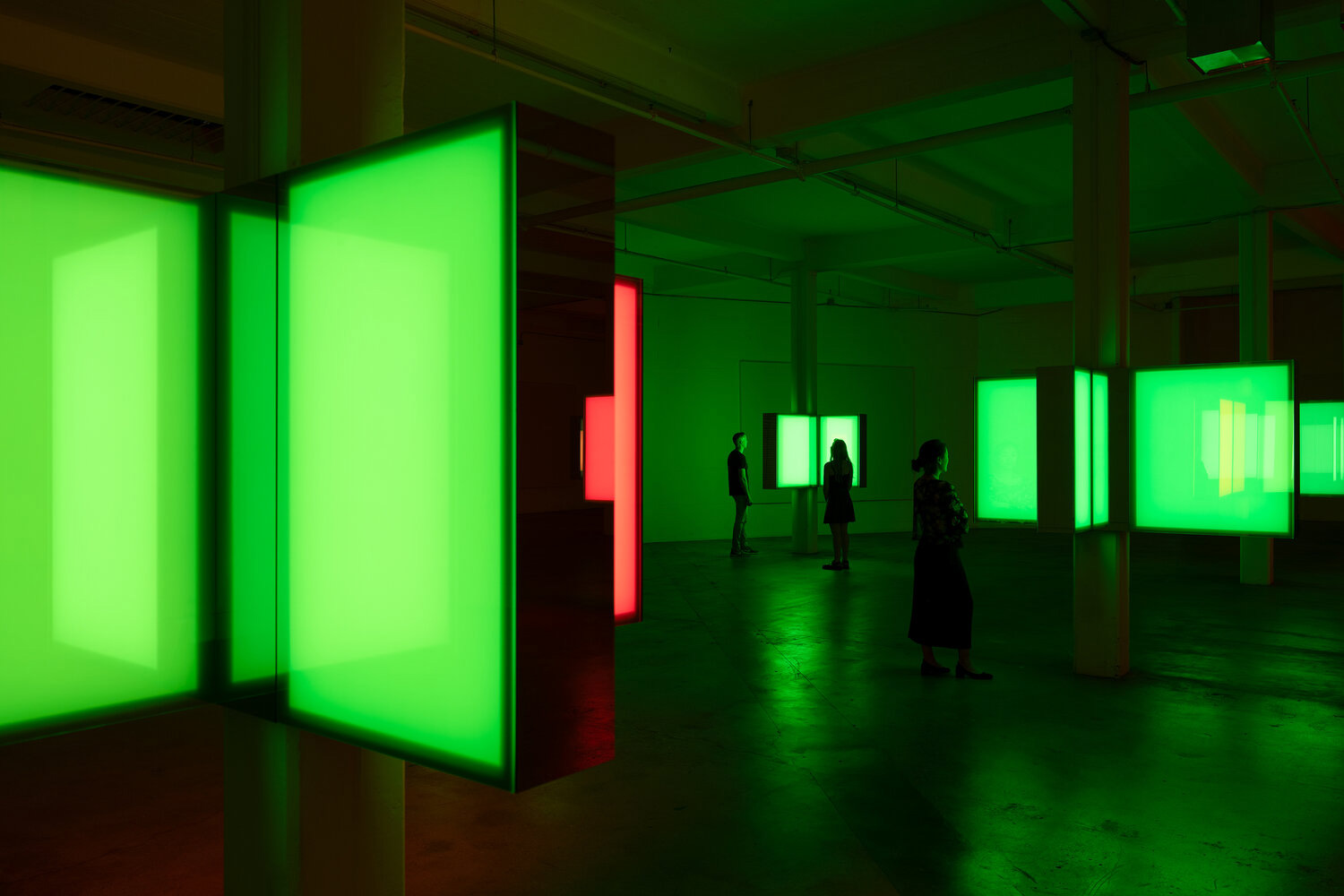 Phillip K Smith III’s 10 Columns installation