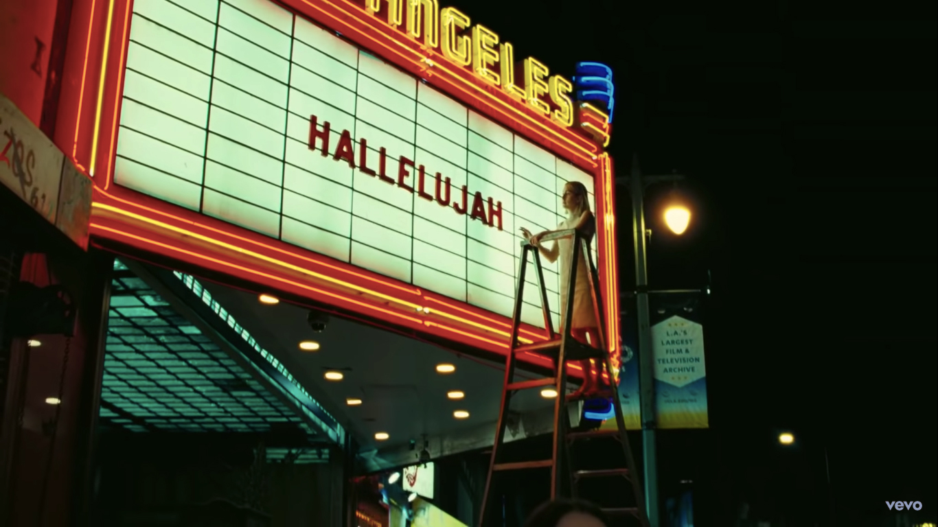 Paul Thomas Anderson takes viewers behind-the-scenes of the empty Los Angeles Theatre for HAIM's new single Hallelujah