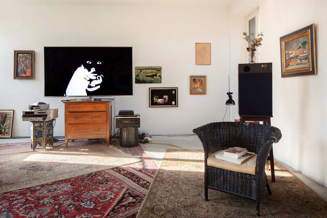 Jean-Luc Godard’s office – recreated at Fondazione Prada