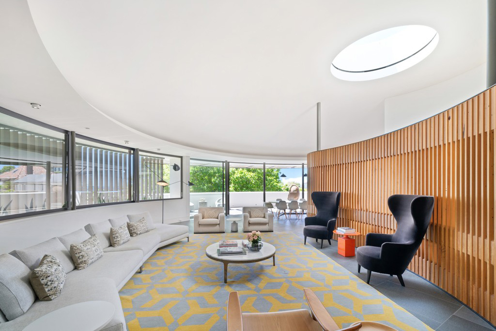 Circular Fred Fox home lists in Sydney following revamp