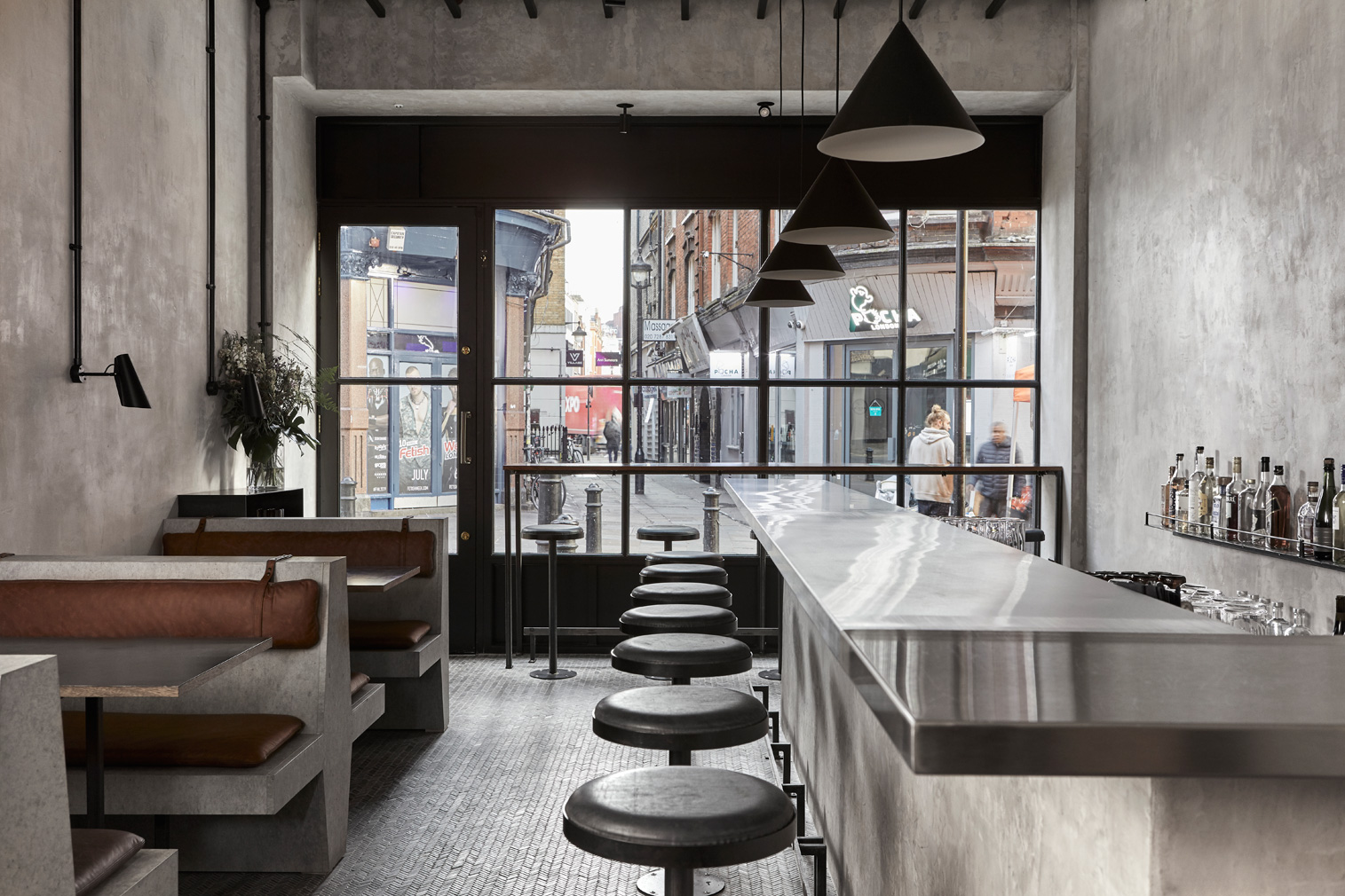 Sri Lankan restaurant Paradise has set up shop in Soho with a tropical brutalist oasis on Rupert Street.