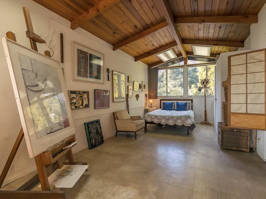 Rustic writer’s cabin at the foothills of the San Gabriel mountains is for sale