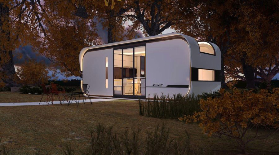 Singapore-based company Nestrom designed the Cube One tiny home for city environments