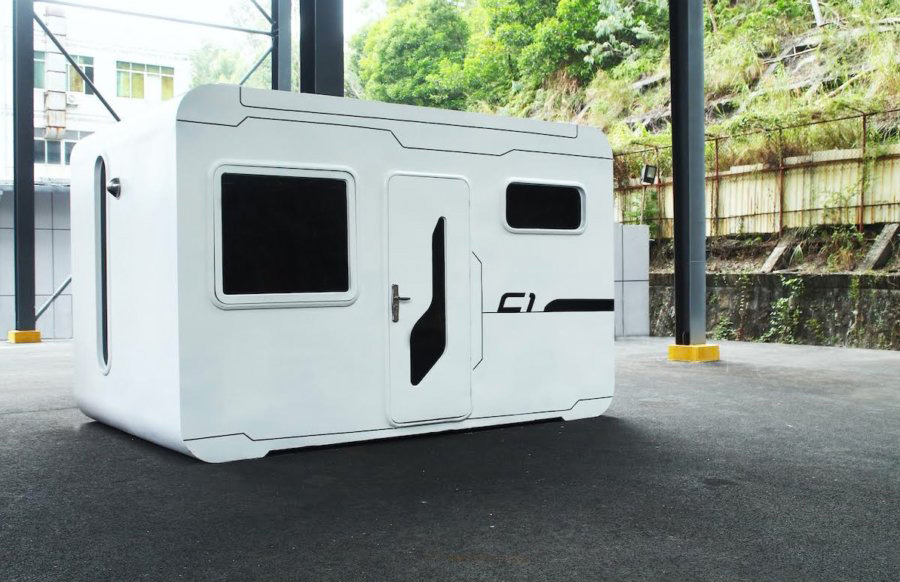 Singapore-based company Nestrom designed the Cube One tiny home for city environments