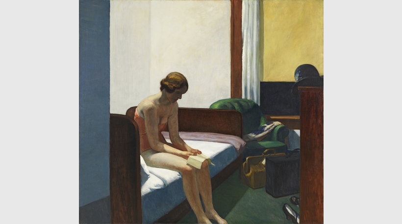 'Hotel Room', 1931, oil on canvas. Thyssen-Bornemisza National Museum Madrid