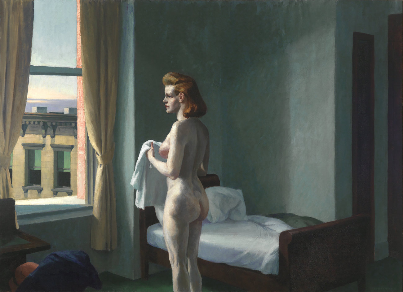 'Morning in a City', oil on canvas, 1944. Williams College Museum of Art