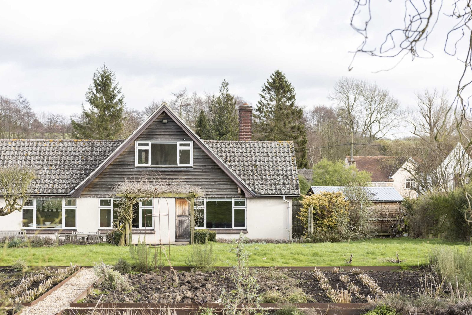 Midcentury ‘chalet bungalow’ for sale in the Suffolk countryside