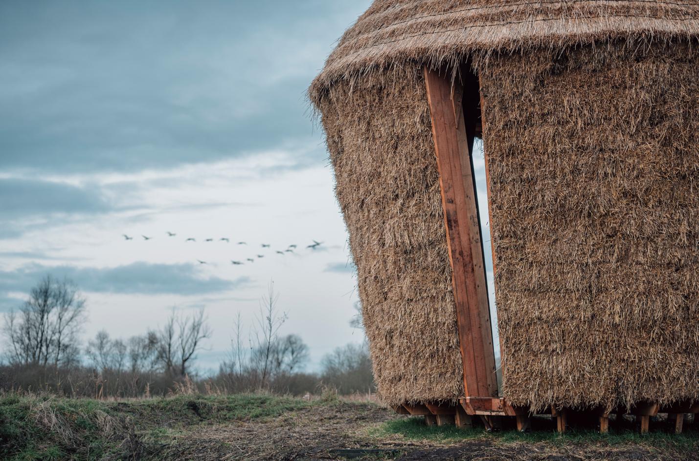 Studio Morison builds a ‘spiritual’ sanctuary out of straw in Cambridgeshire