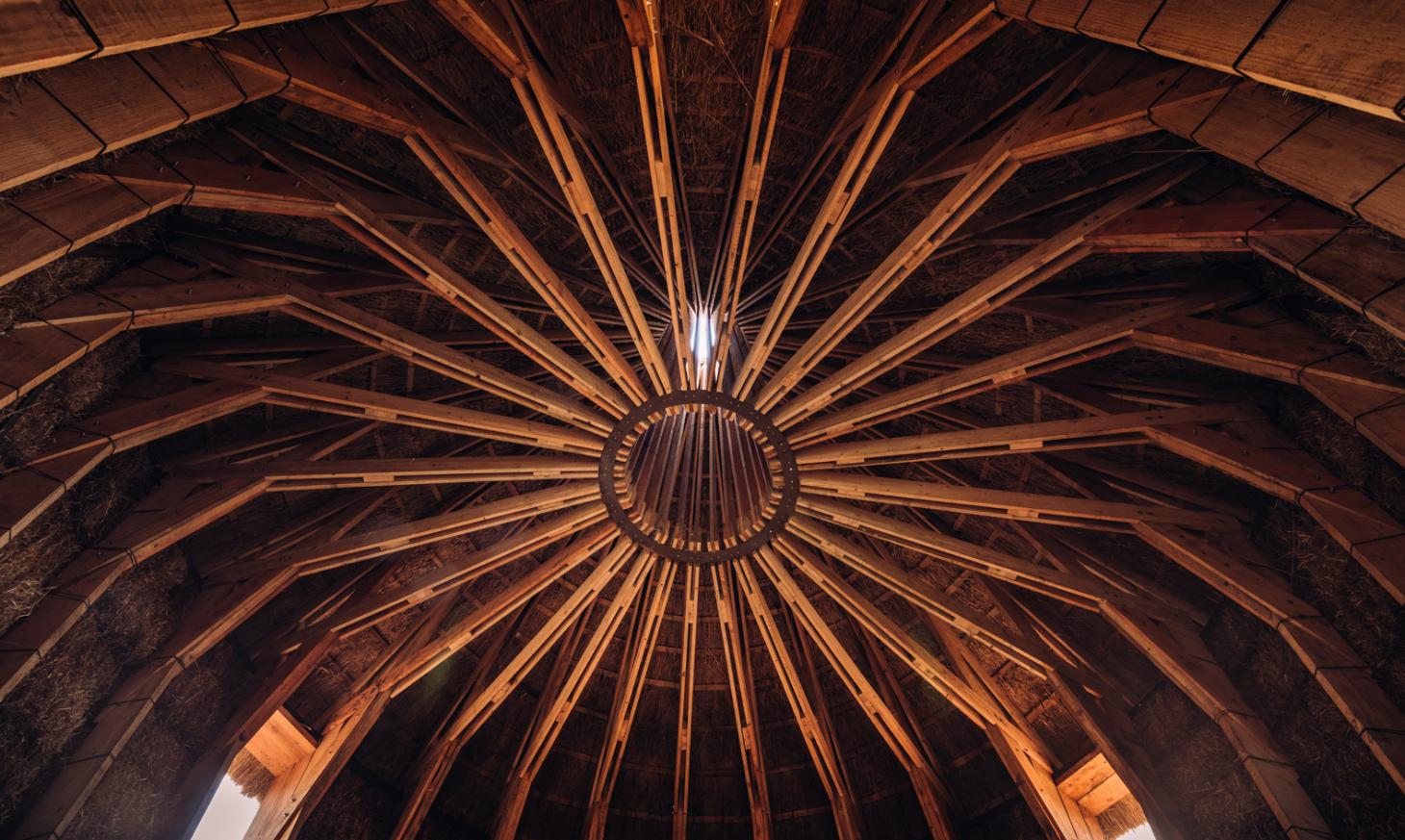 Studio Morison builds a ‘spiritual’ sanctuary out of straw in Cambridgeshire