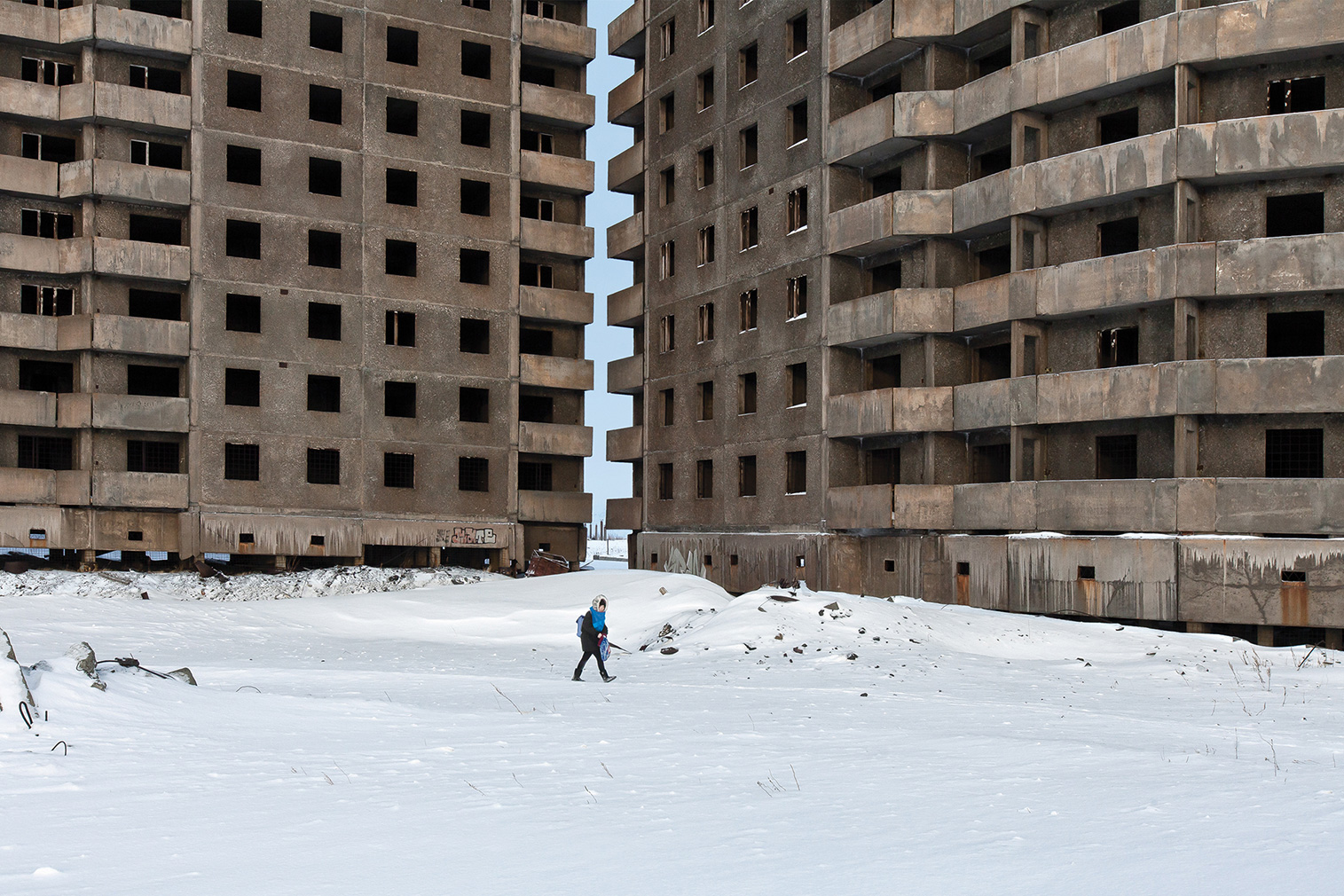 Oganer microrayon in the monotown of Norilsk. Photography: Alexander Veryovkin © Zupagrafika, 2020