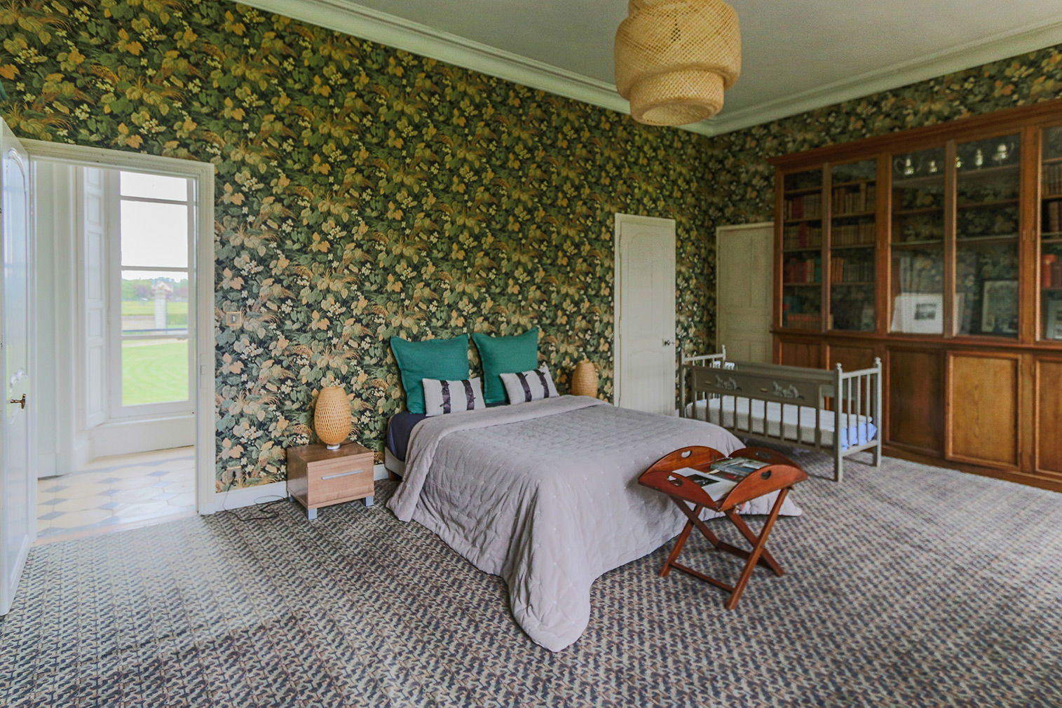 Peek inside the colourful interiors of this restored 18th-century chateau in Normandy