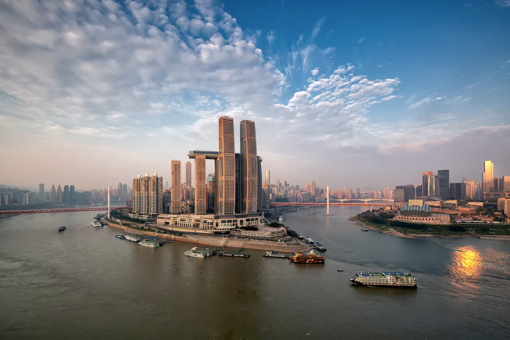 Crystal skybridge Raffles City Chongqing