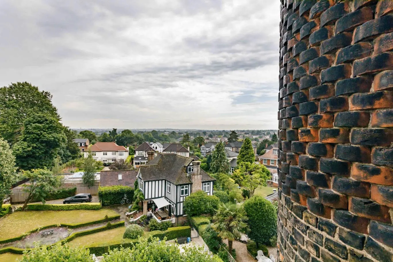 A converted water tower is for sale for the first time in 50 years in north London – but its 1970s interiors need a complete update.