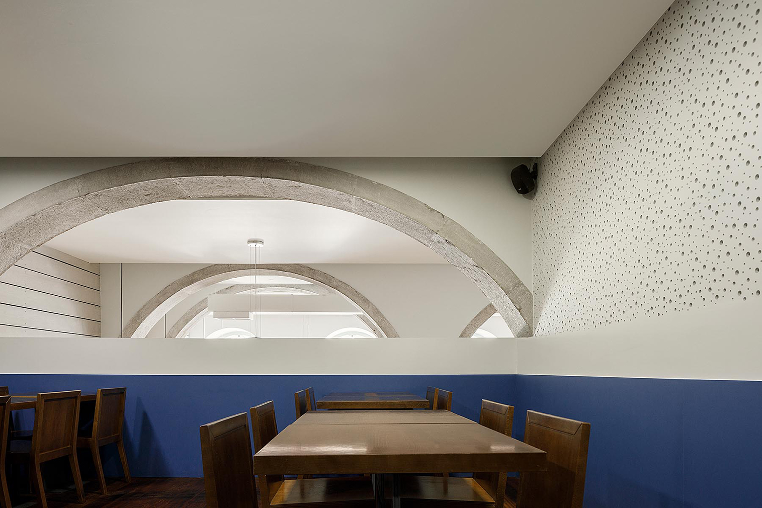 Stone arches meet sleek interiors at Lisbon’s Marco restaurant