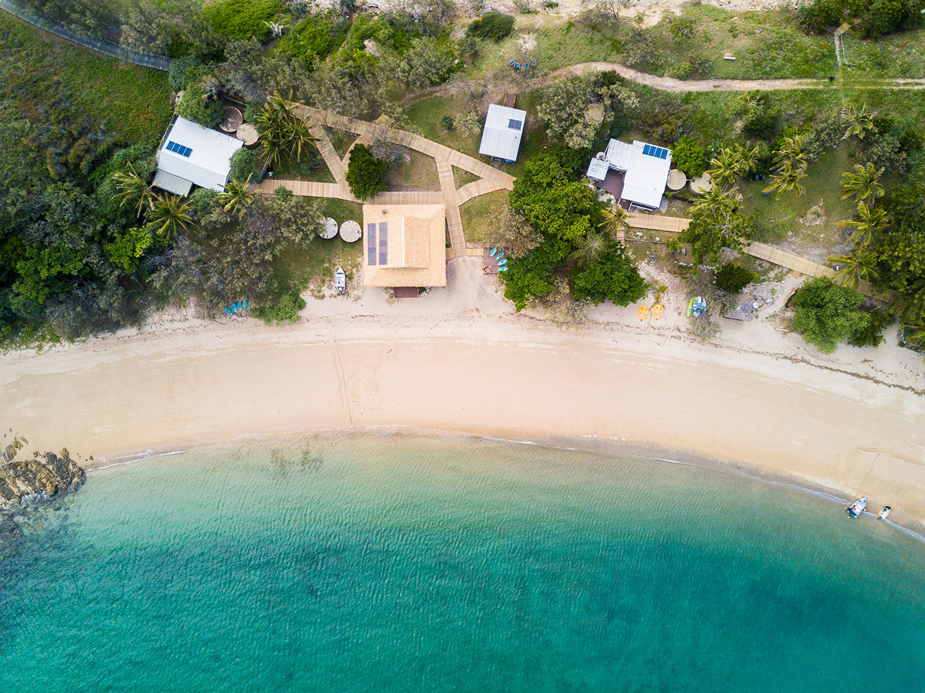 Pumpkin Island lies 14km off the coast of Yeppoon, Queensland, between Brisbane and Cairns. It is for sale via  Knight Frank