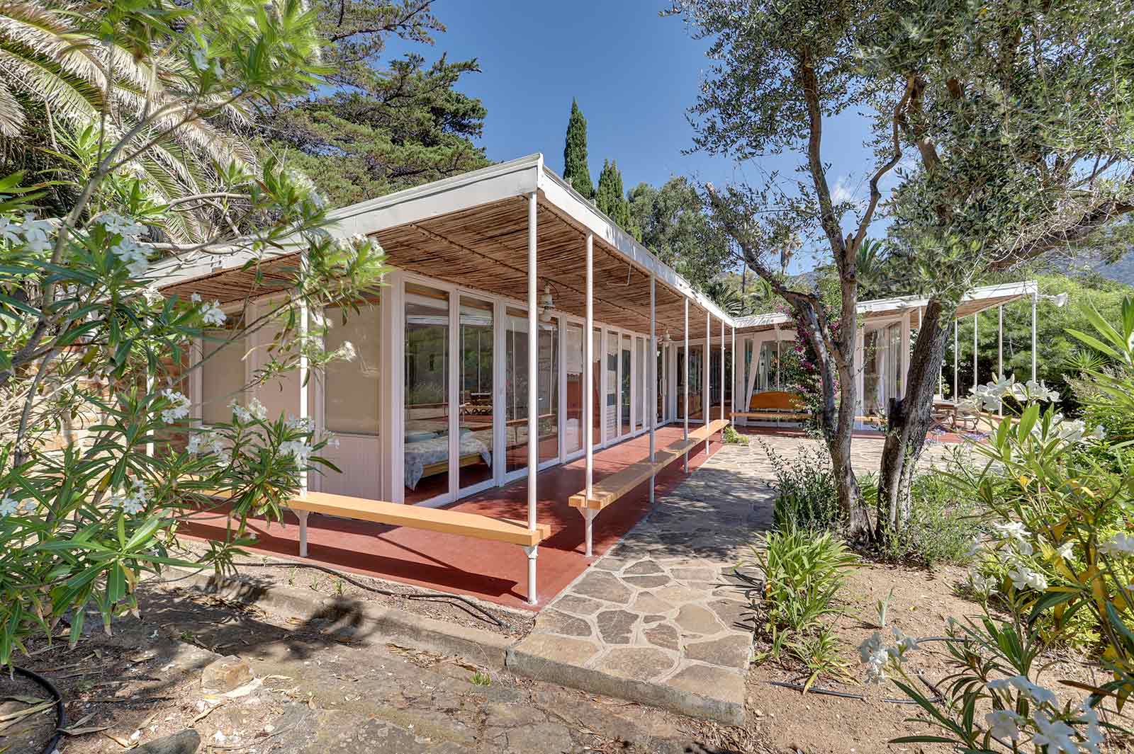 Villa Dollander for sale on the Cote d'Azur was designed by the Prouve brothers