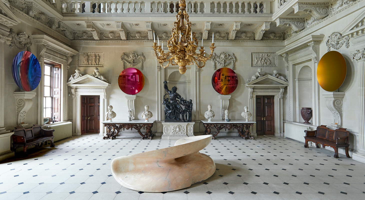 Anish Kapoor at Houghton Hall in Norfolk