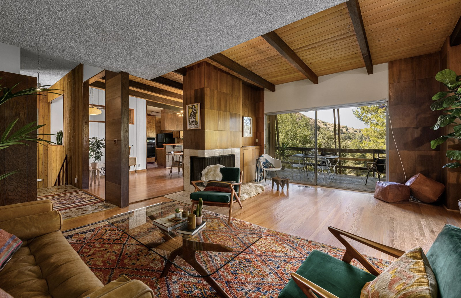 Gus Stamos' 1968 home in Glendale California is a timecapsule of midcentury modern design that has only been on the market twice