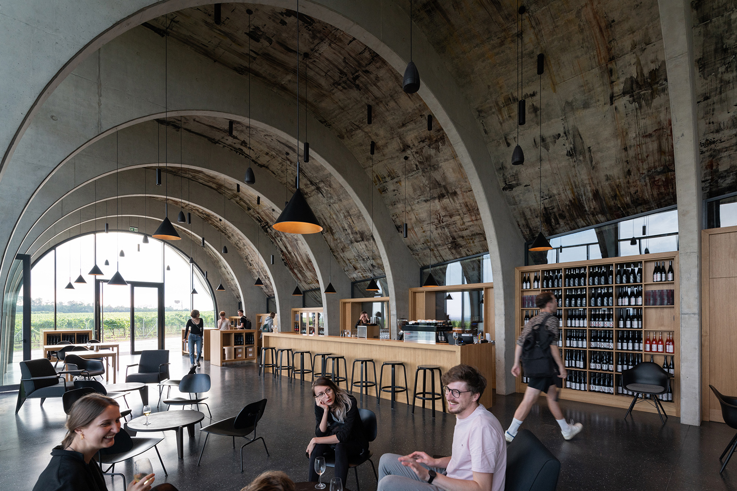 Lahofer winery offers a taste of brutalism in Dobšice