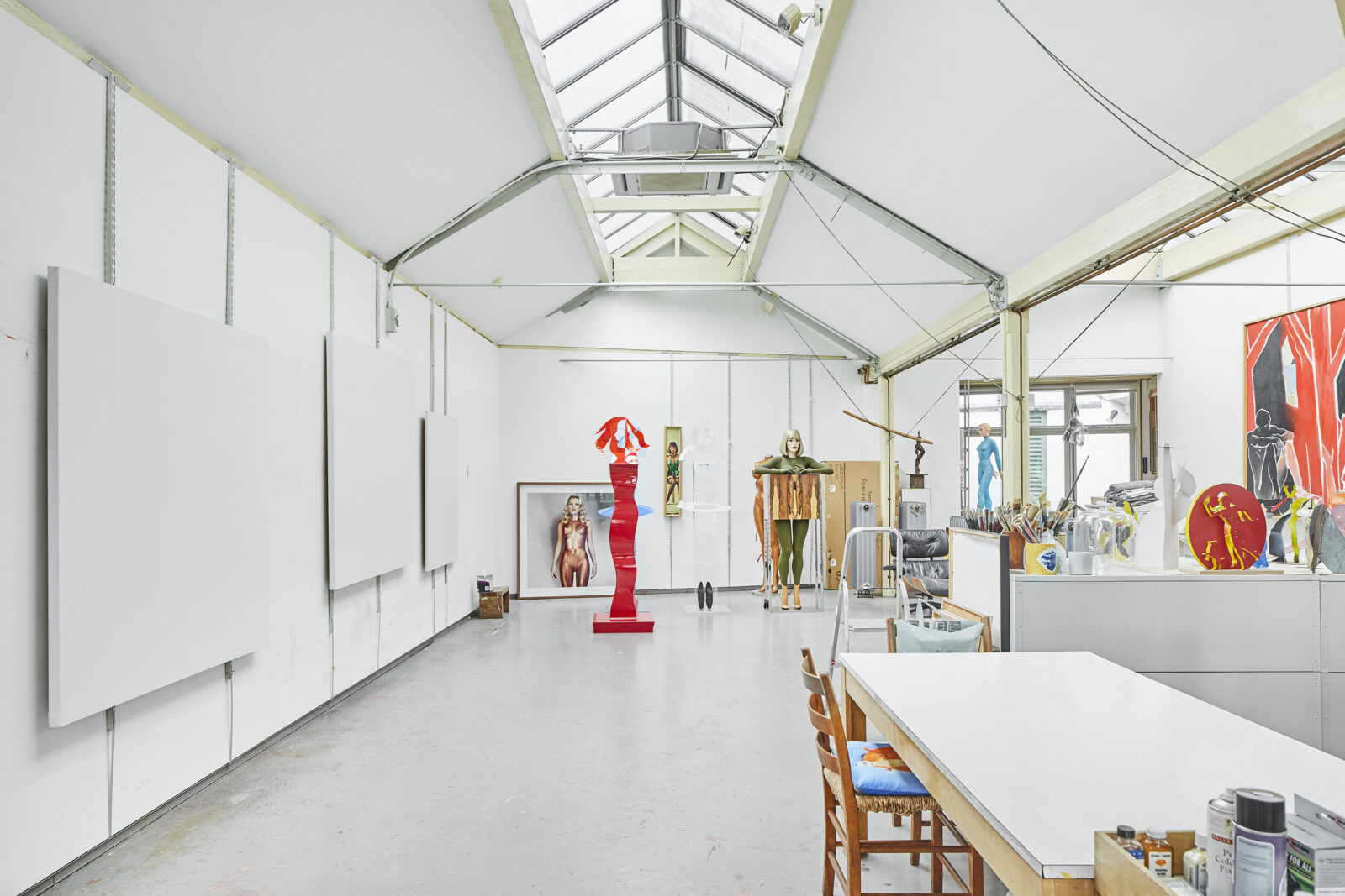 Inside the London Home on Charterhouse Square designed for British artist Allen Jones