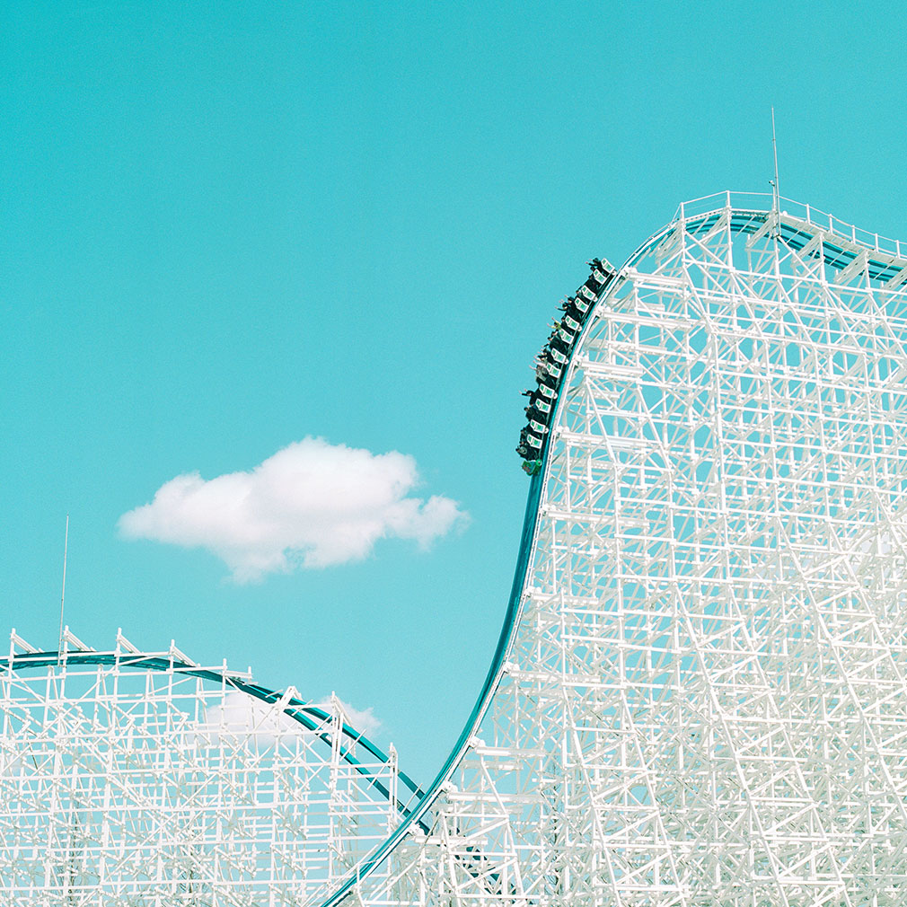 Spaceland rollercoaster in Japan