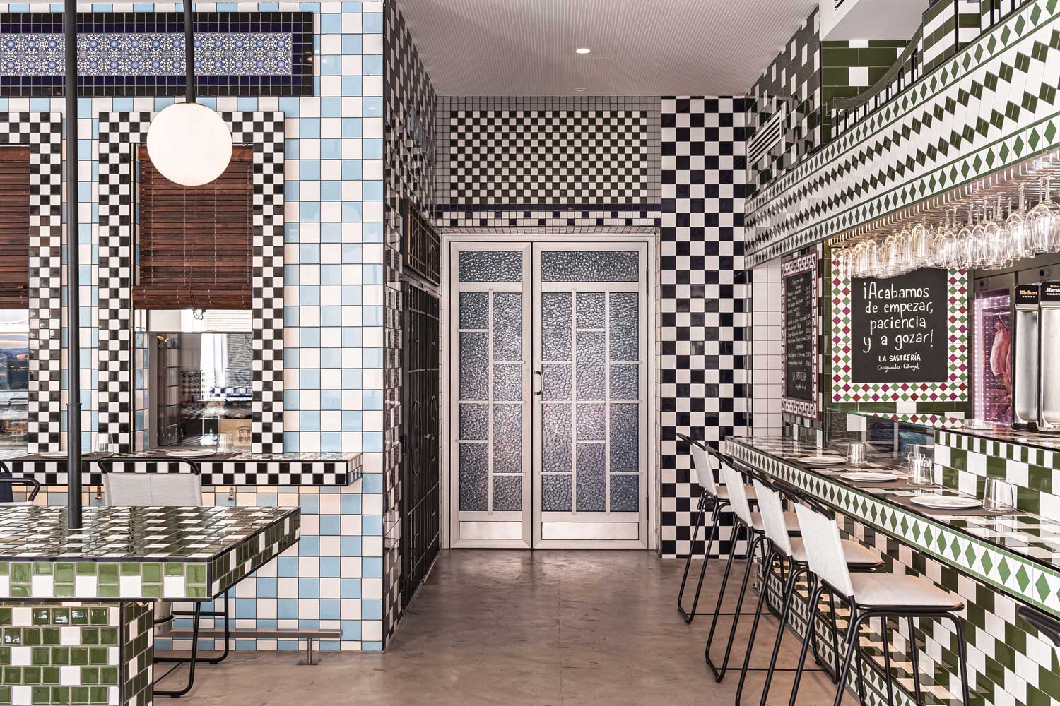 Maximalist Valencia restaurant  La Sastrería is all about the pattern